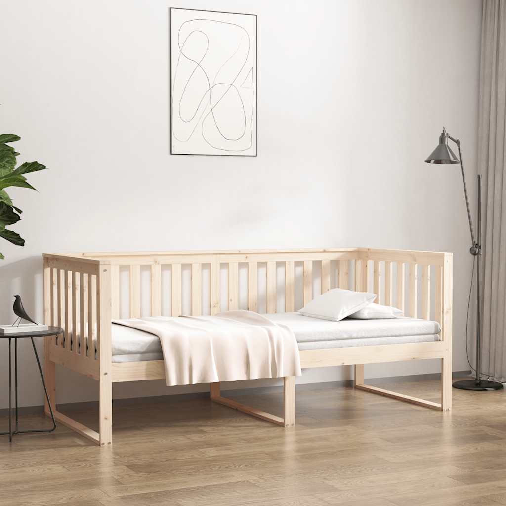 Vidaxl Diván Sin Colchón 100X200 Cm Madera Maciza De Pino , Leroy Merlin