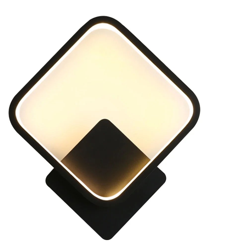 Minimalistyczna lampa ścienna LED W do wnętrz nowoczesne lampy ścienne do salonu werandy schody korytarza prosta oprawa oświetleniowa ciepłe światło