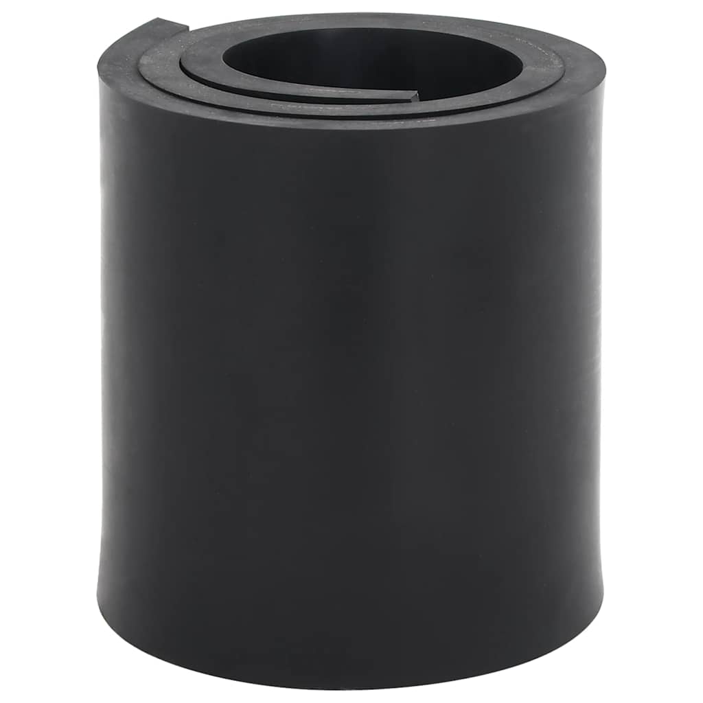Borde De Goma Para Quitanieves - 200x15x1 Cm, Negro, Con Refuerzo De Malla, Para Proteger Superficies