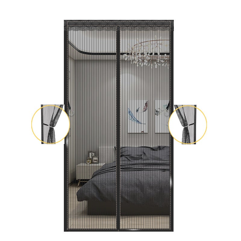 Moustiquaire Magnétique Pour Porte - 80 X 190 Cm - Sans Perçage