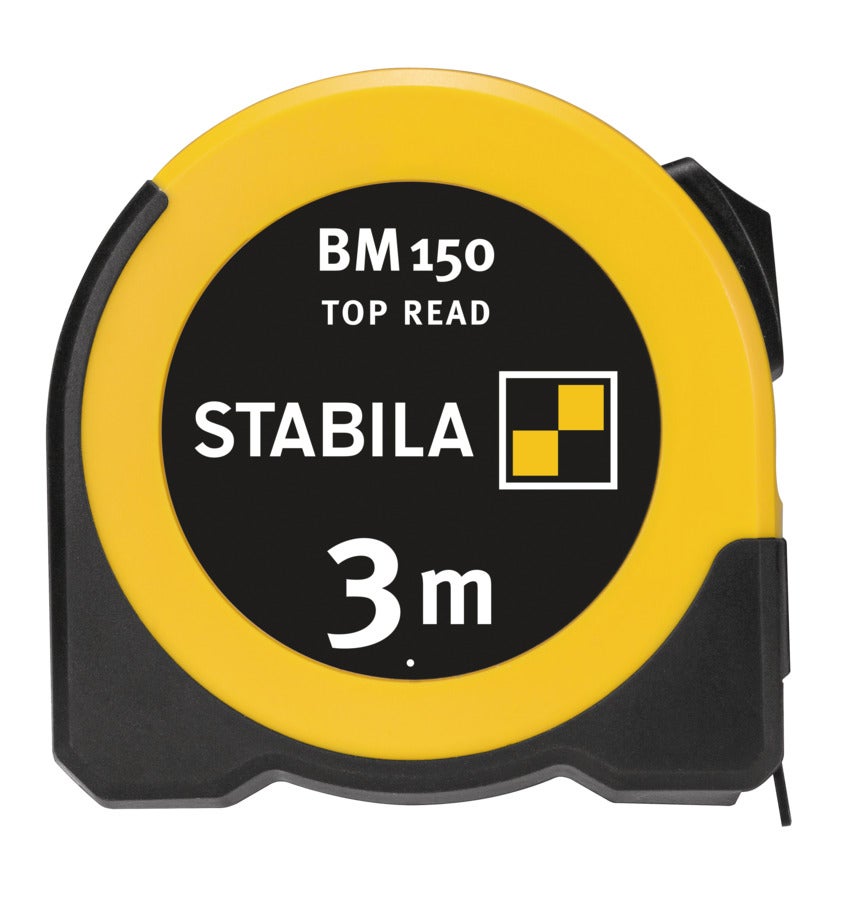 Taśma miernicza zwijana BM 150 L.3m B.16mm mm/mm EGII ABS/TPE blokada STABILA