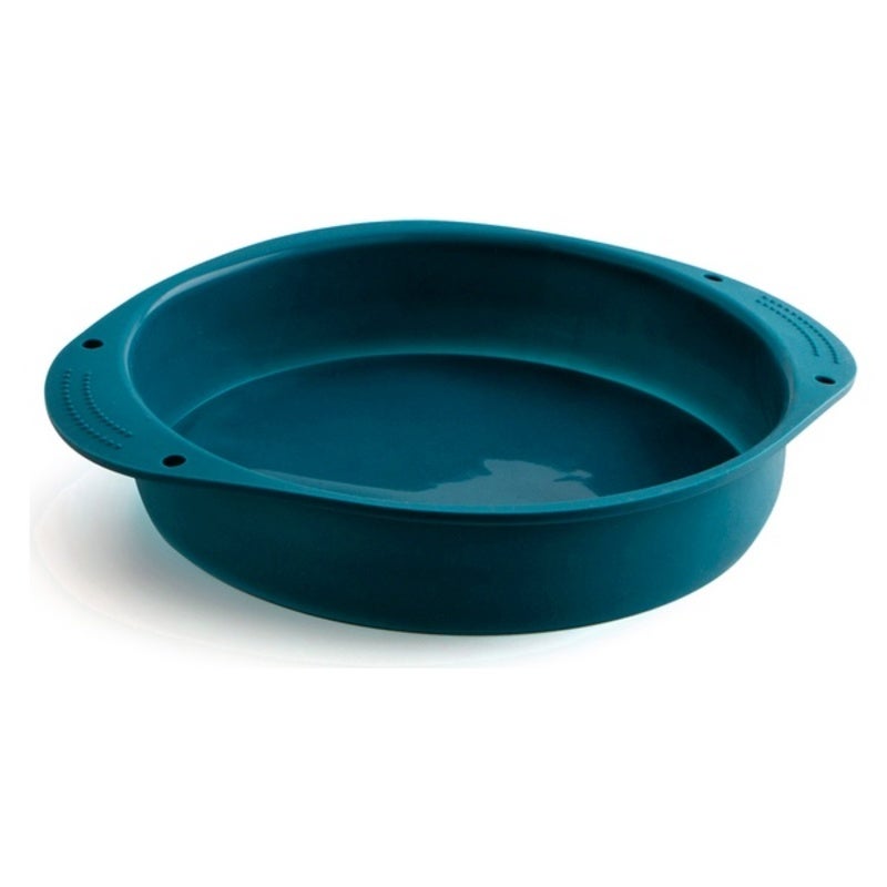 Stampo Per Savarin Quid 7241803 In Silik-One Blu, 28x11x24 Cm - Adatto A Forno, Freezer E Lavastoviglie - 3