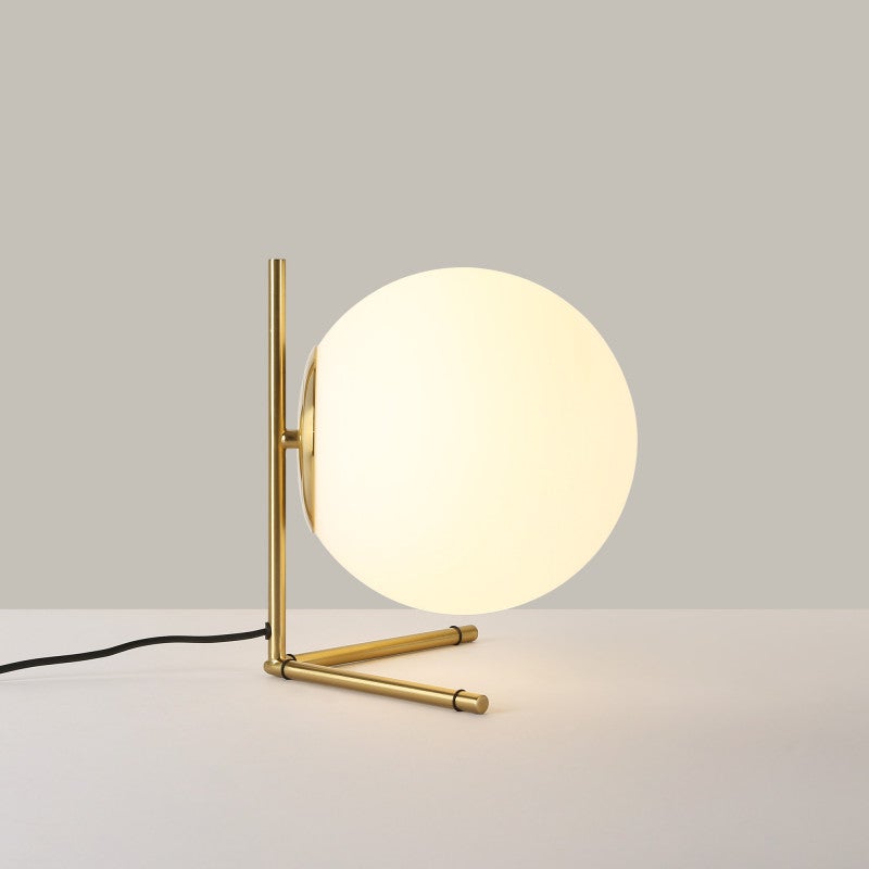 Lampe De Table Moderne – Carrés Verre, Argent, 110V (occasion Fonctionnelle)