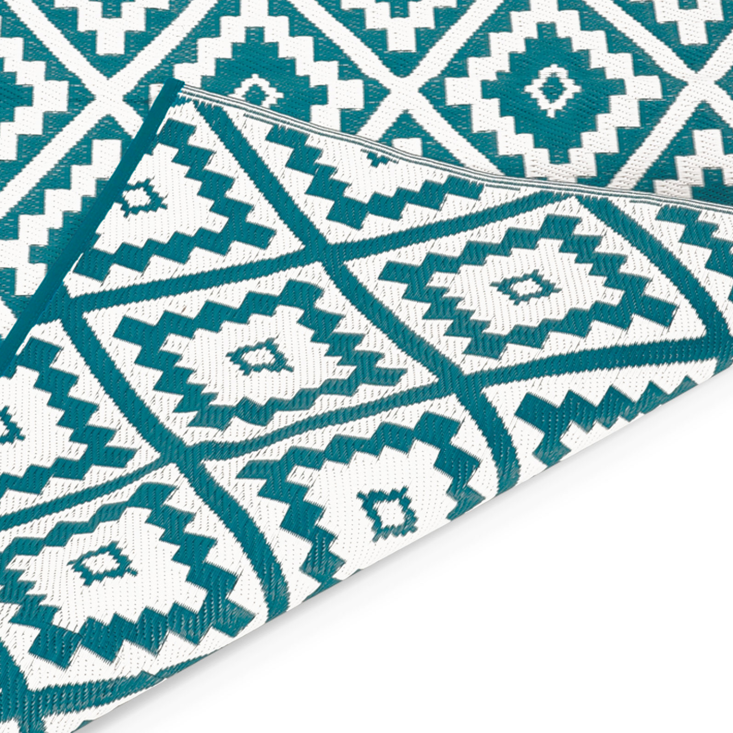 Tapis extérieur BAHAMAS bleu canard 180 x 280 CM - 4