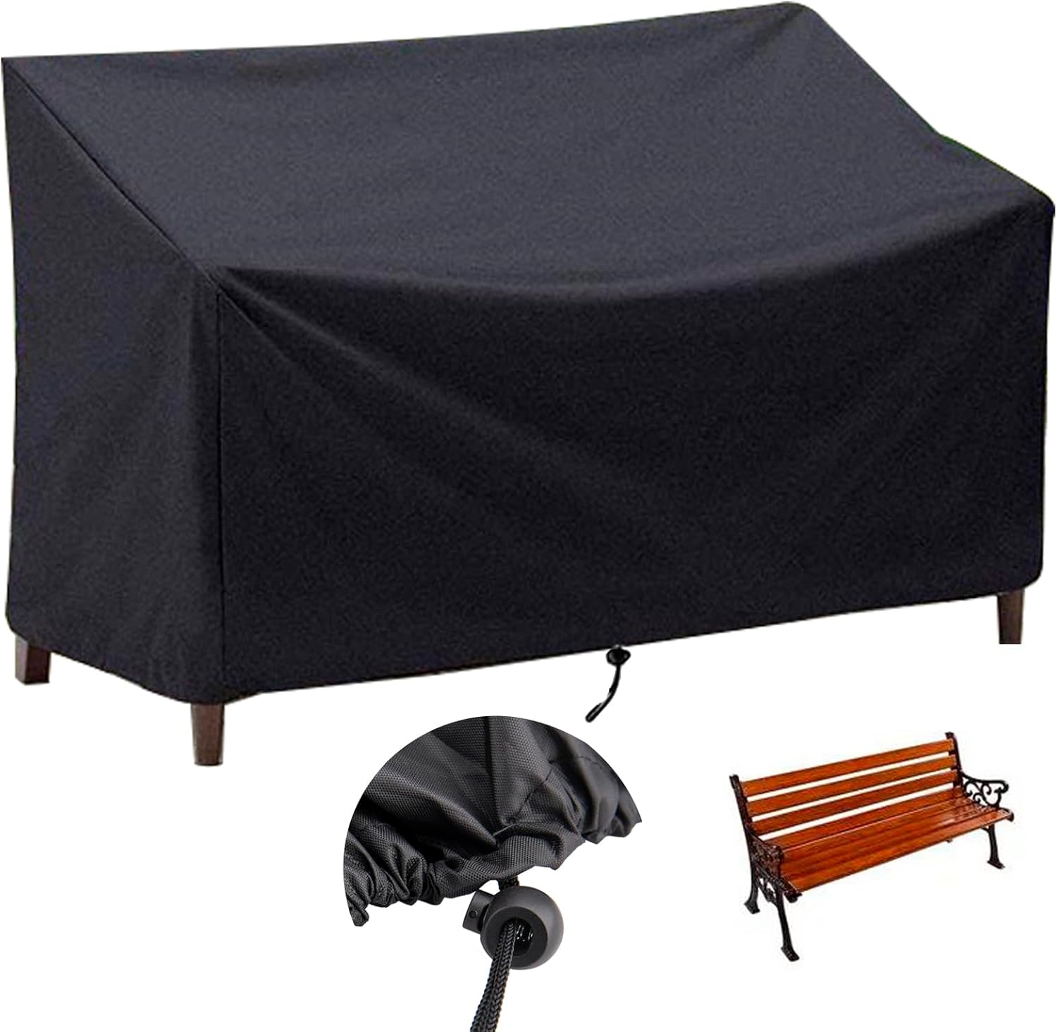 Housse Imperméable Pour Banc De Musculation – Anti-poussière, UV, 152 X 46 X 54 Cm, En Oxford 210D, Avec Sangles Réglables