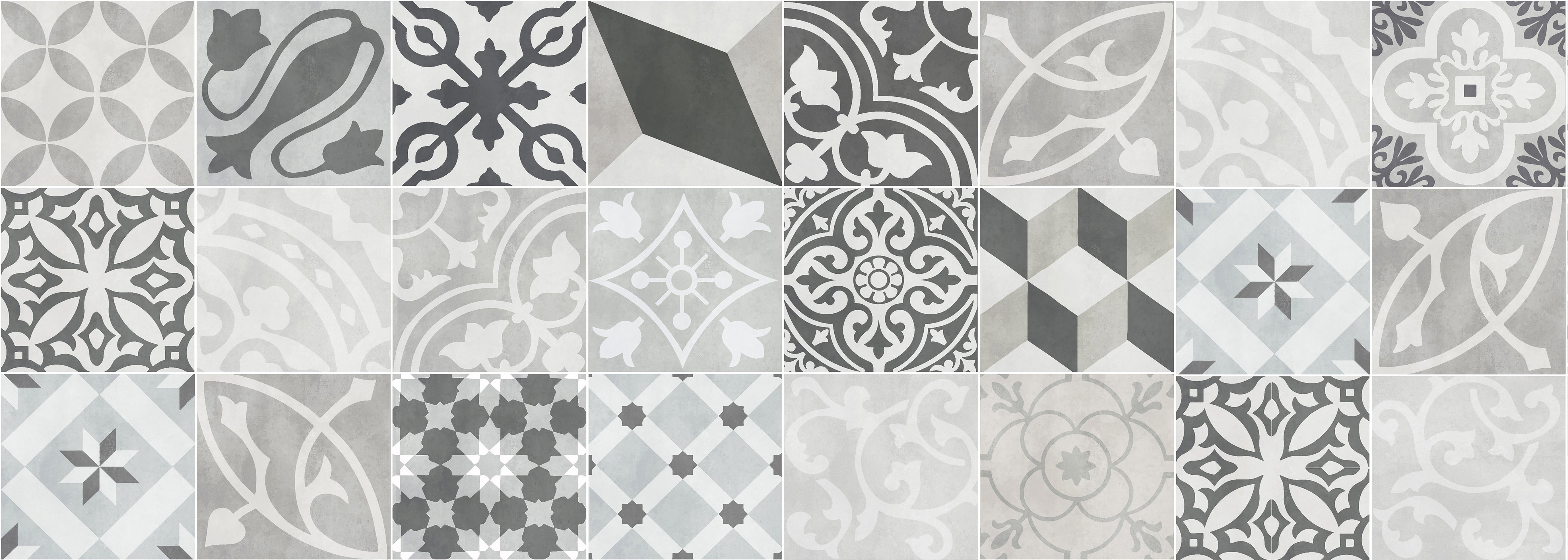 Alfombra de vinilo trujillo 2 50x140 cm - pvc antideslizante, vinilica para cocina o salón, lavable, estilo hidraúlico