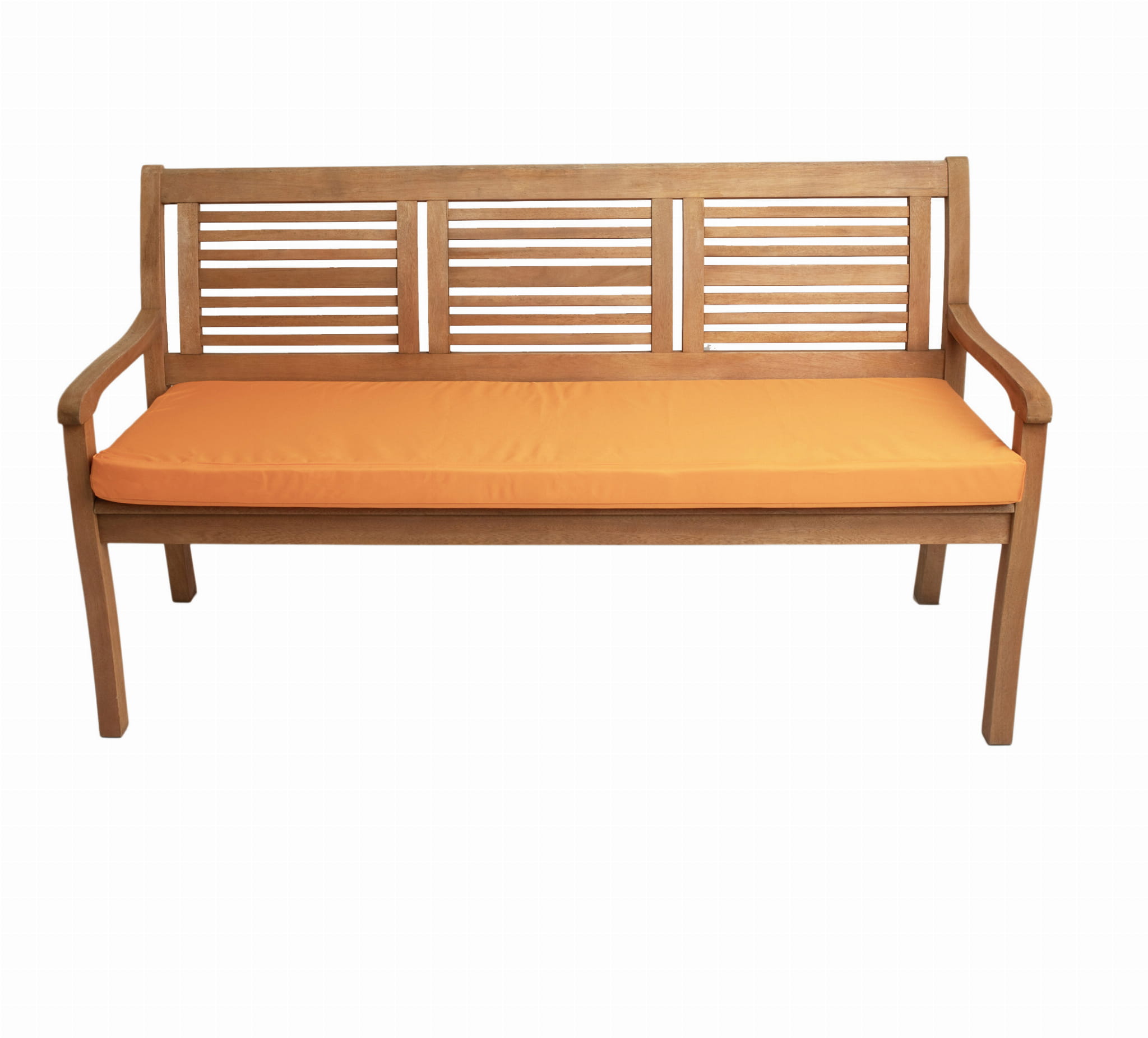 Cojín para banco de jardín 140x60x7cm asiento, cojín para columpio de jardín, cojín de asiento plano, cojín exterior de jardín naranja