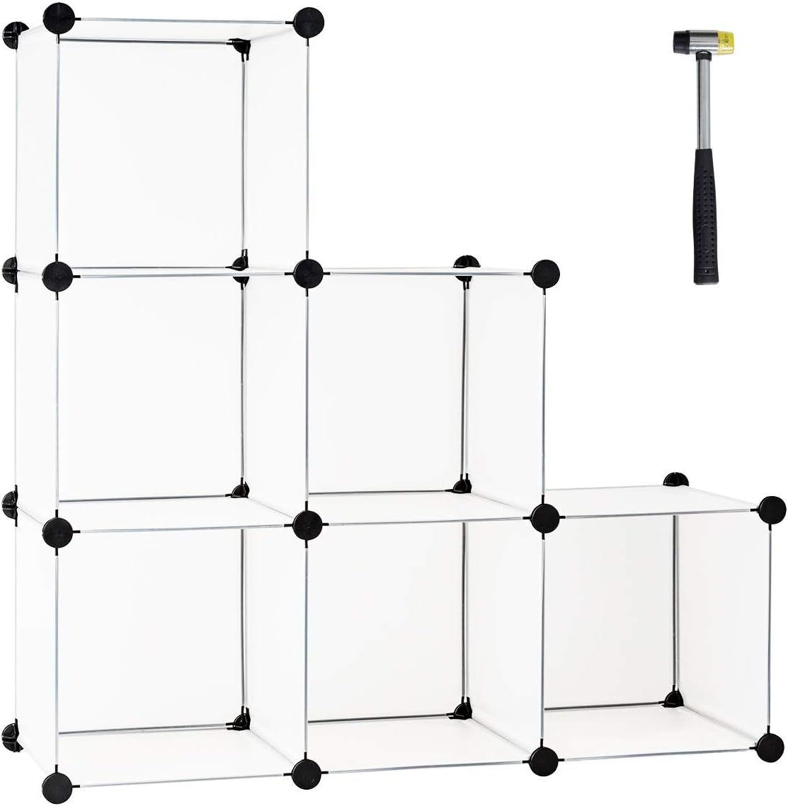 Étagère Rangement 6 Cubes Modulaire 30x30cm, Étagère Modulable ...