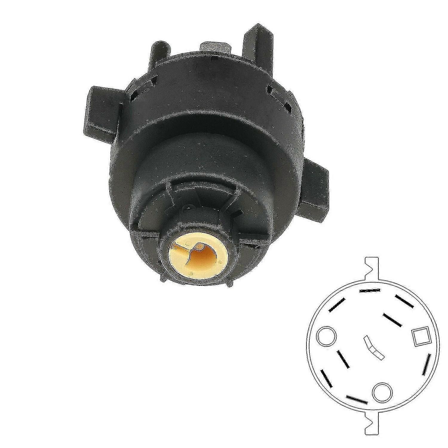 Interrupteur Démarrage Serrure Contact 7701470736 Pour Renault Kangoo MK1 1997-2007 - Métal Argenté