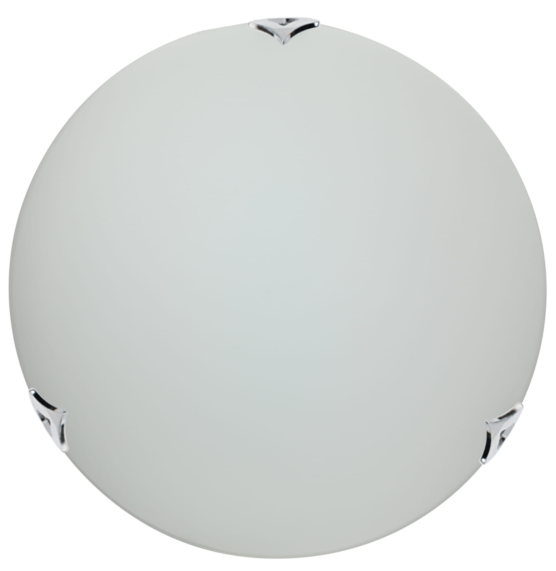 Plafon Sara okrągły chromowany biały 1xE27x20W wym: 9 x 30 cm IP20 szkło Candellux
