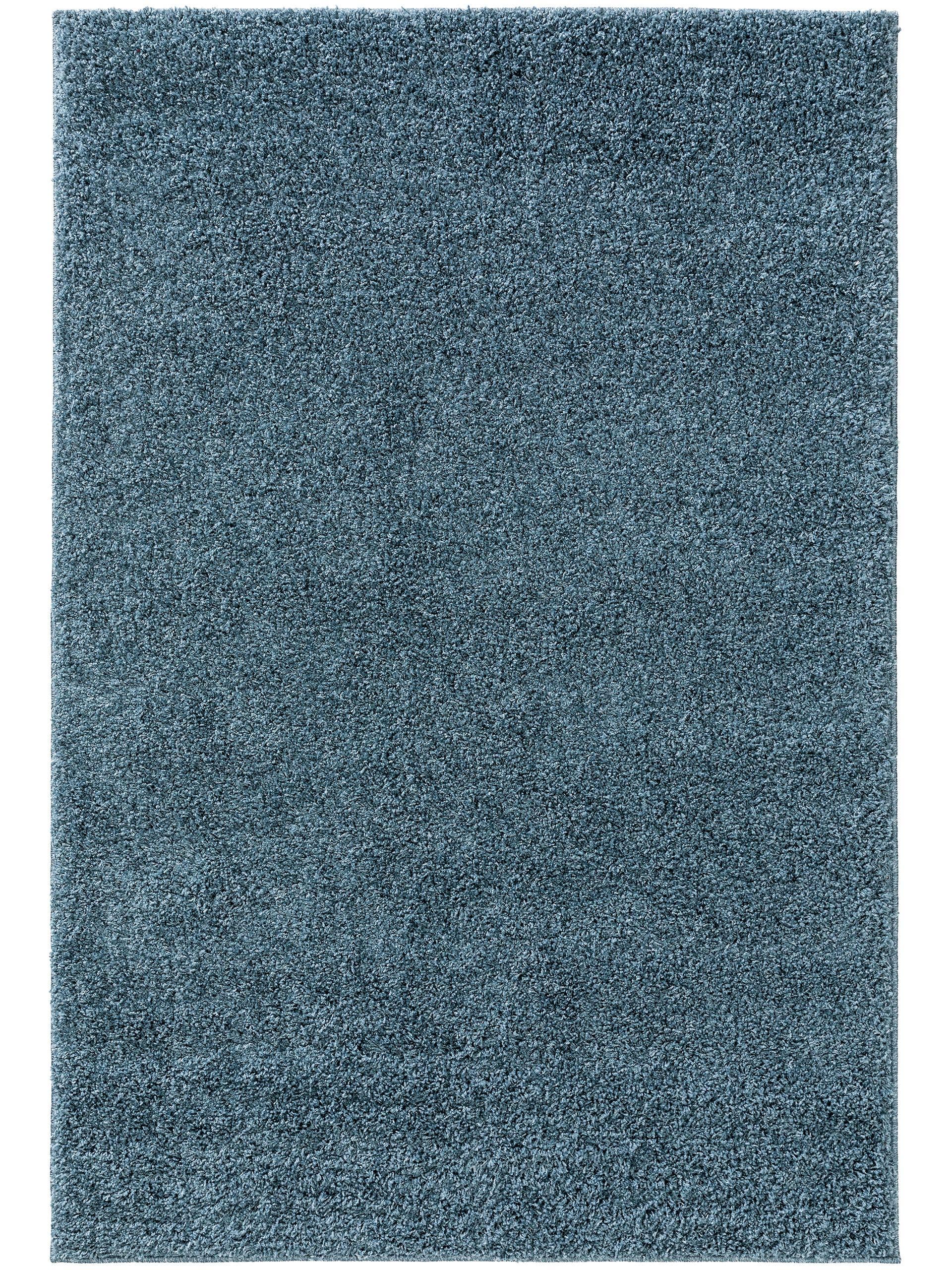 BENUTA - Tapis à poils longs lavable Soho bleu 133x190 cm - 7