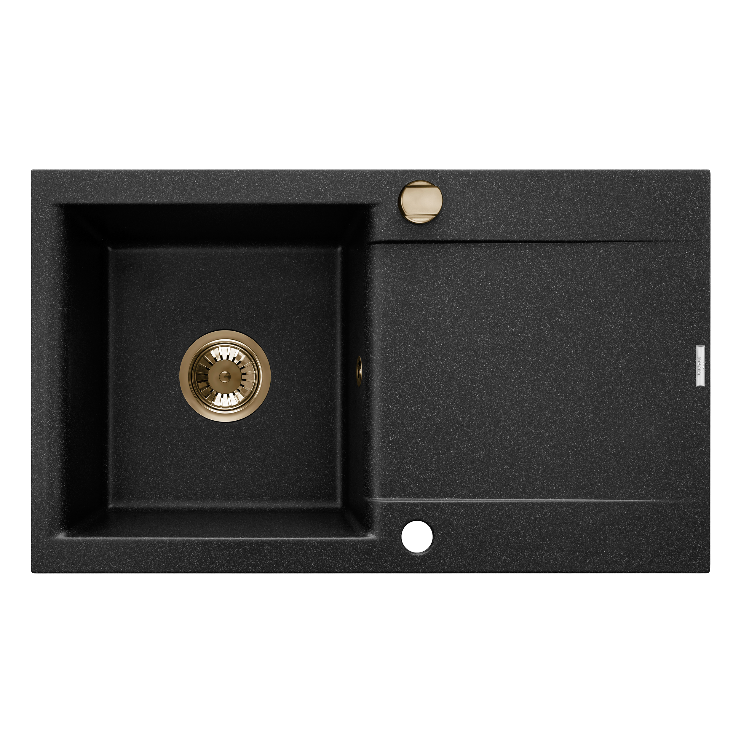 Zlew kuchenny granitowy zlewozmywak Invena Tesalia jednokomorowy