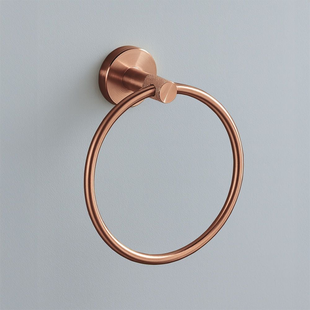 Wieszak łazienkowy RING 6610 Modern Miedź Szczotkowana - 4
