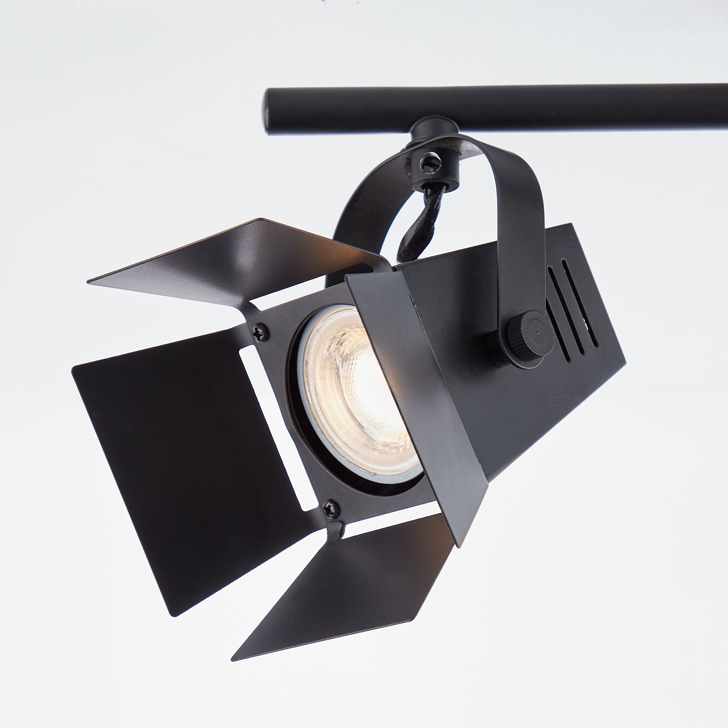 BRILLIANT spot matrix lampa 2-fl. czarna stal | 2x D45, E14, 40W, odpowiednia do lamp wiszących nie dołączonych | Obrotowe głowice - 5