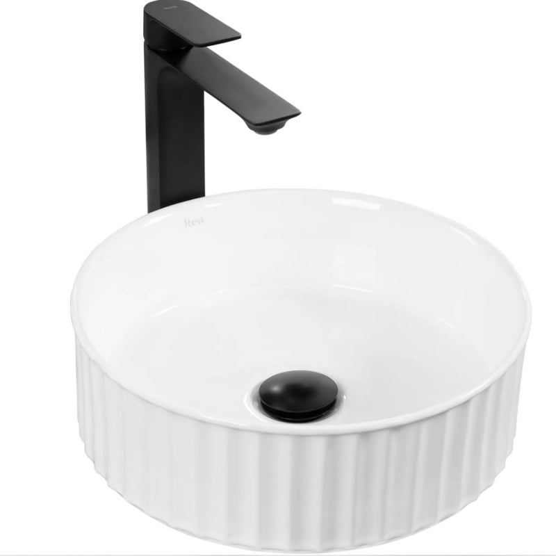 Umywalka Nablatowa Rea Charlotte Biały 36,5 X 36,5