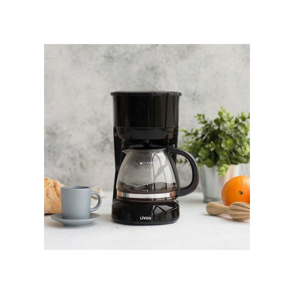 Cafetière filtre LIVOO DOD183N 600W 750 ml 6 tasses Noir - 3