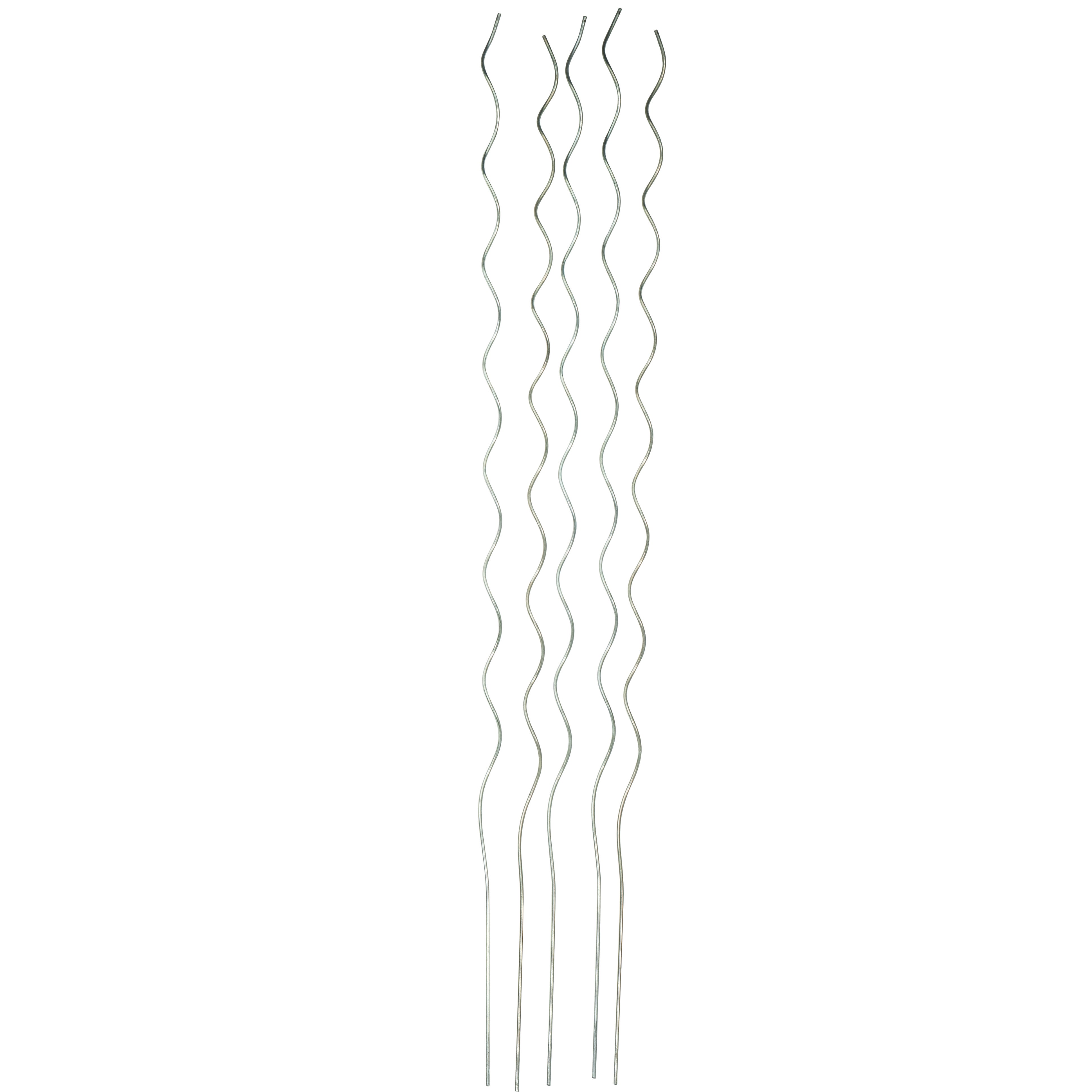 Lot 5 tuteurs spirales 1,8m WERKA PRO en acier - 3