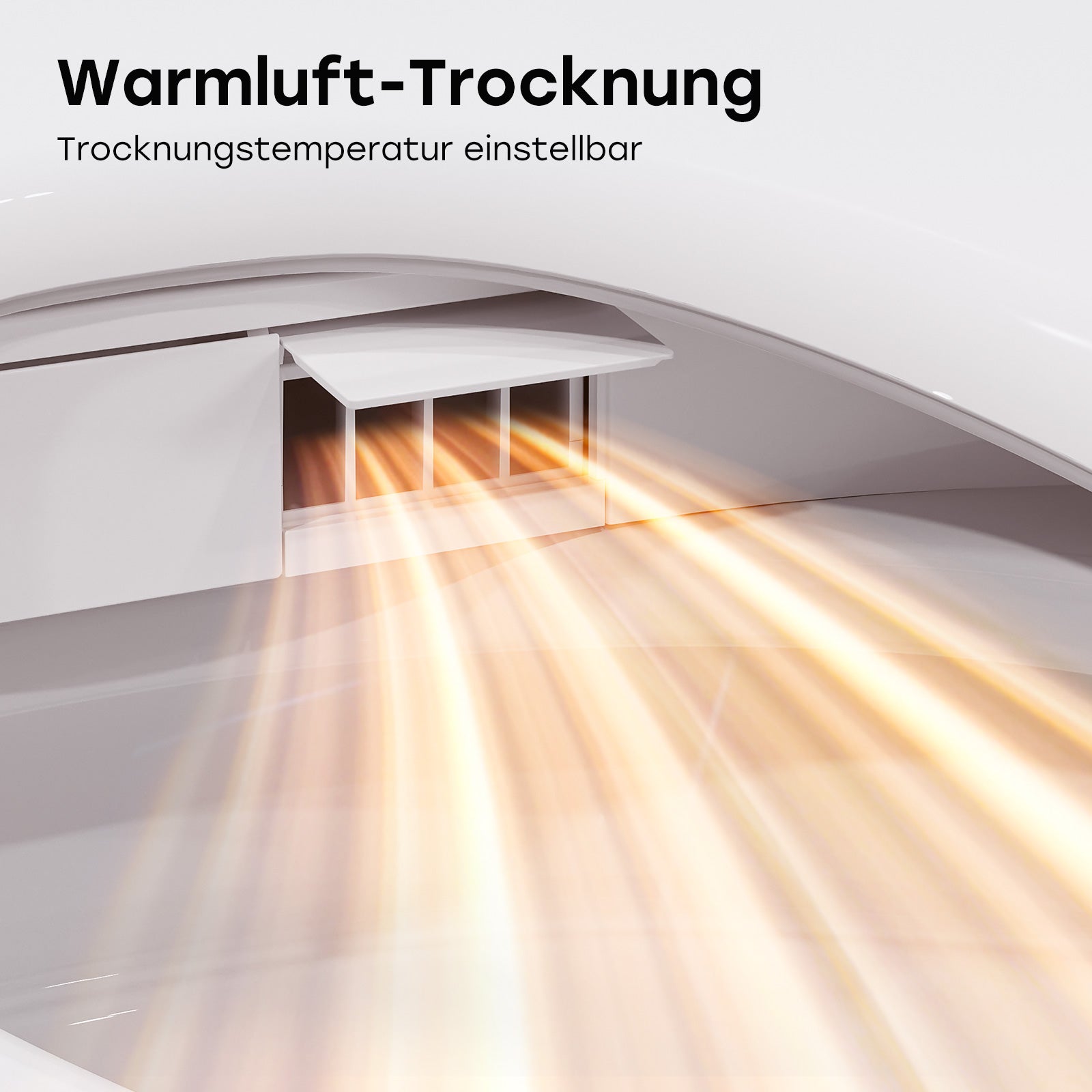 Siège de toilette intelligent, bidet électrique avec télécommande, veilleuse, chauffage du siège et séchage à l'air chaud HOROW - 10