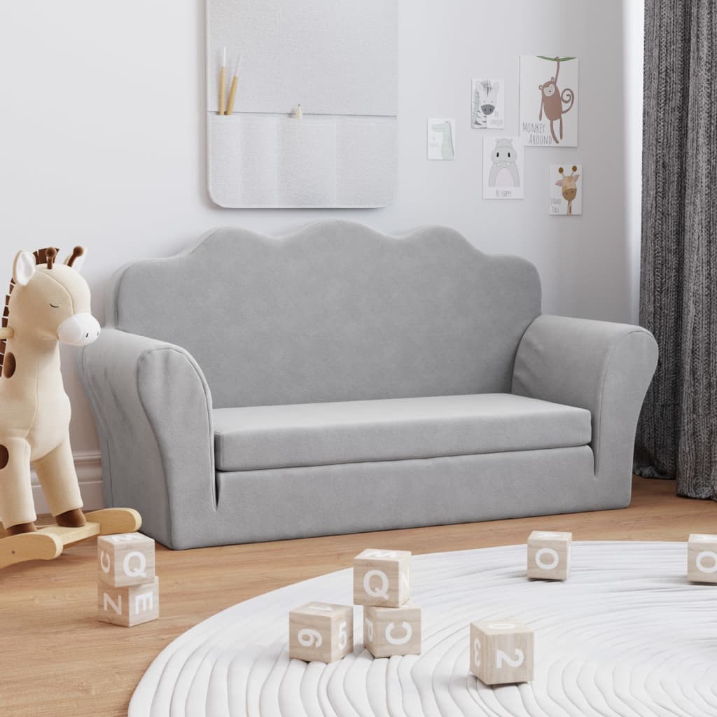 Divano Letto Per Bambini E Letto Per Gli Ospiti In Uno - 100 Cm X 36 Cm X 25 Cm Peluche Beige 65908249