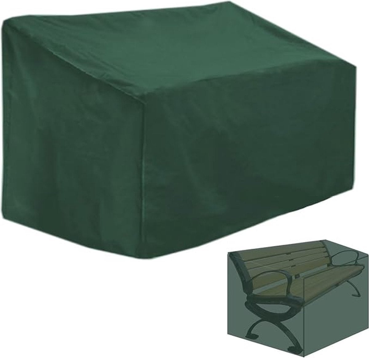 Pokrowiec na krzesło ogrodowe, tkanina Oxford 210D, trwały, 134 x 66 x 89 cm, zielony, wodoodporny, pokrowiec na stół i krzesła ogrodowe