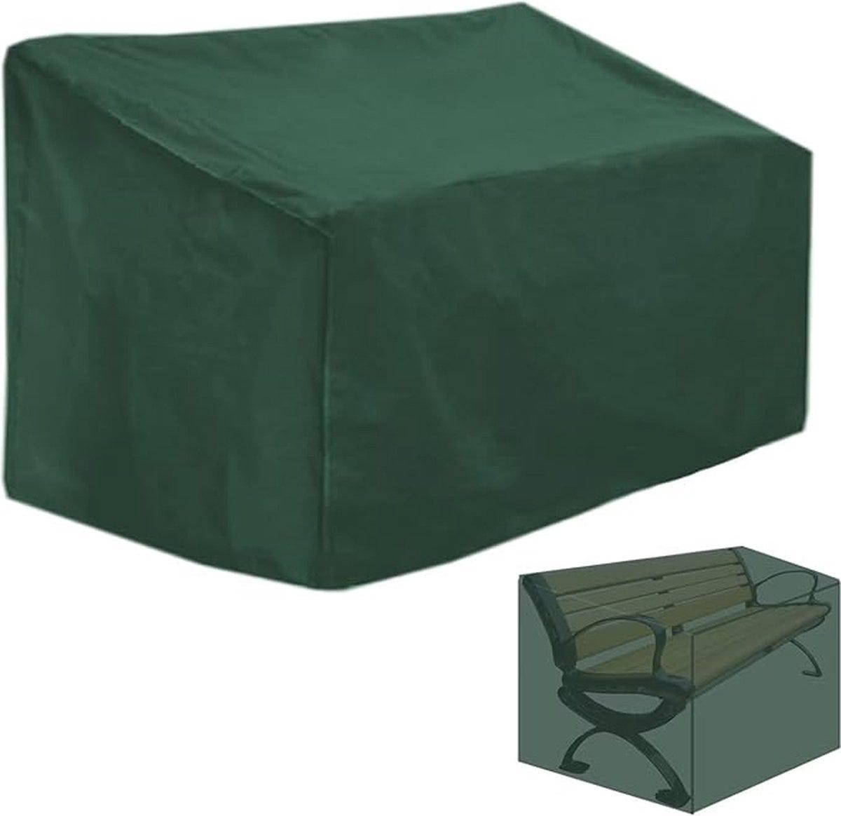 Copertura Per Mobili Da Giardino Rettangolare - Tessuto Oxford 600D Impermeabile, 200x165x80 Cm, Con Cinghie