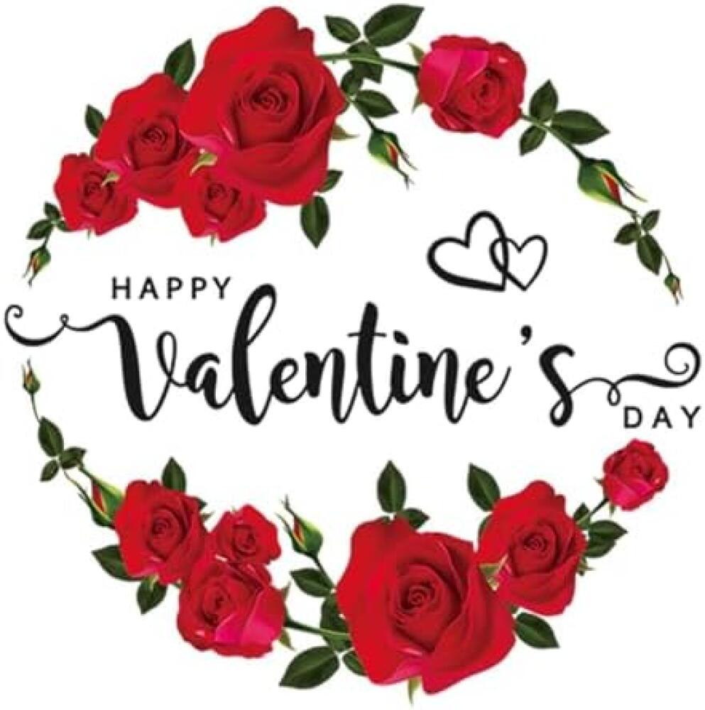 Pegatinas de 32 cm para ventana de San Valentín, extraíbles para refrigerador, para decorar el día de San Valentín o para bodas.