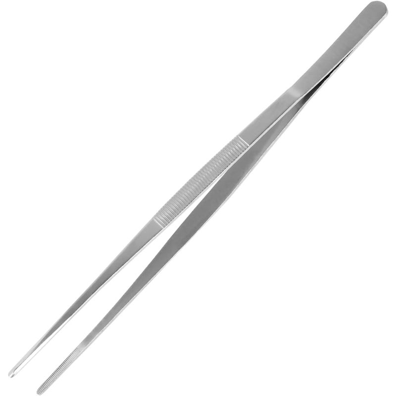 Szczypce kuchenne ze stali nierdzewnej z 12 warstwami i starannie wykrojonymi końcówkami do gotowania i smażenia na morzu
