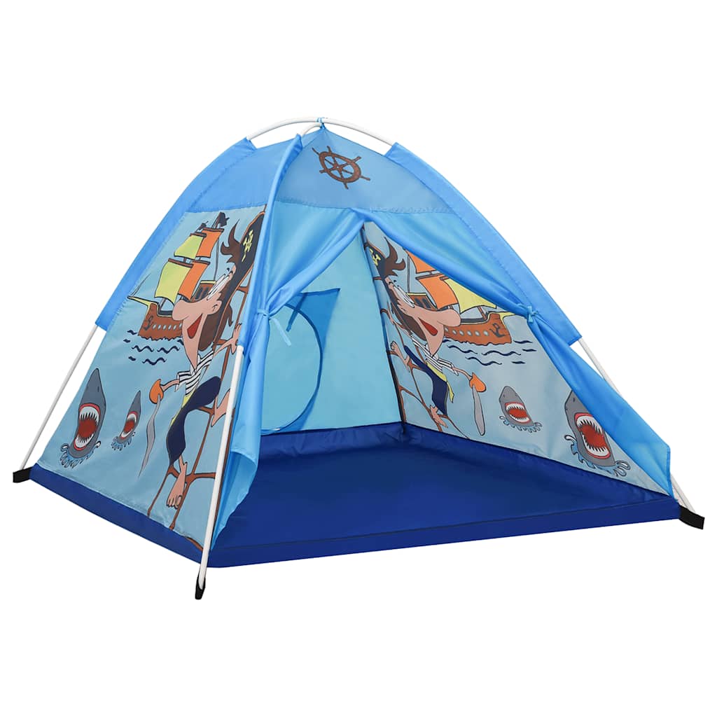 Tente de jeu pour enfants avec 250 balles Bleu 120x120x90 cm vidaXL - 4