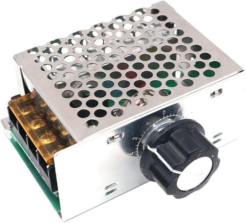 Ściemniacz Termostat Kontroler AC 220V 4000W wysokiej mocy SCR elektroniczny Regulator napięcia Regulator Prędkości