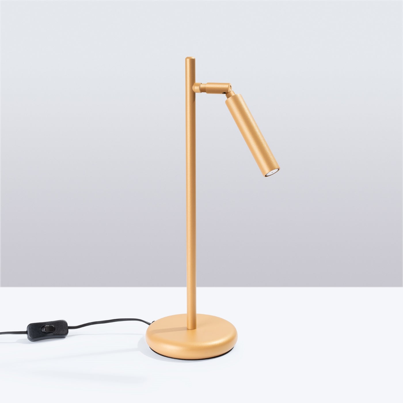 Lampa biurkowa BRILL złota LED 4000K - 14x20x43cm Sollux
