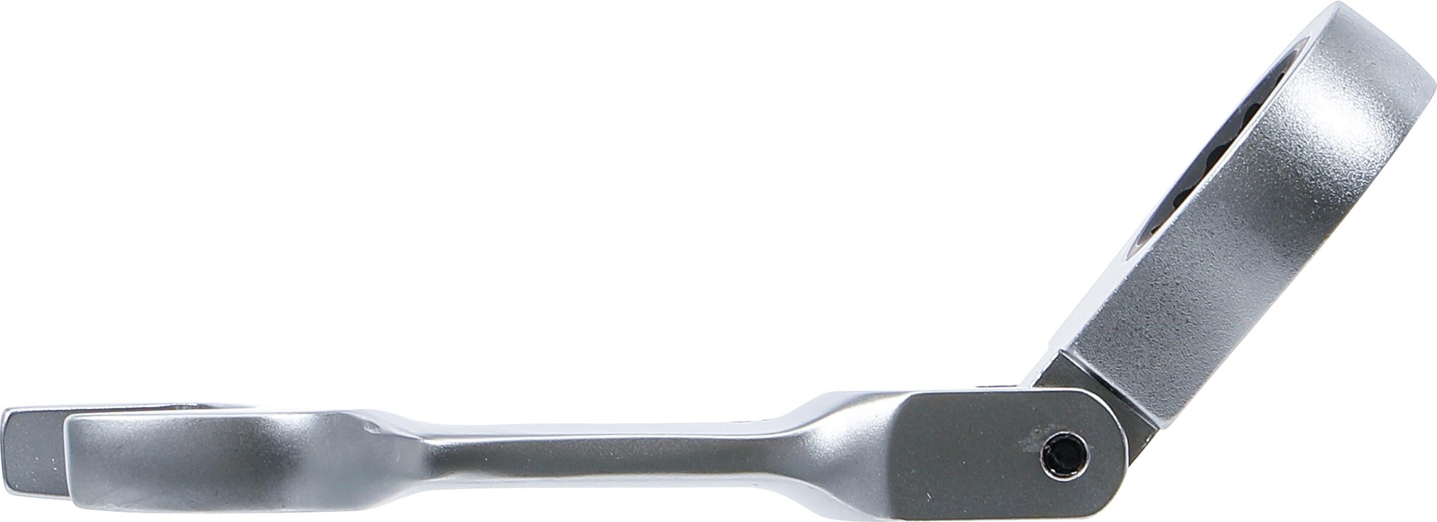 Clé mixte à cliquet | courte | à couder | 15 mm - 2