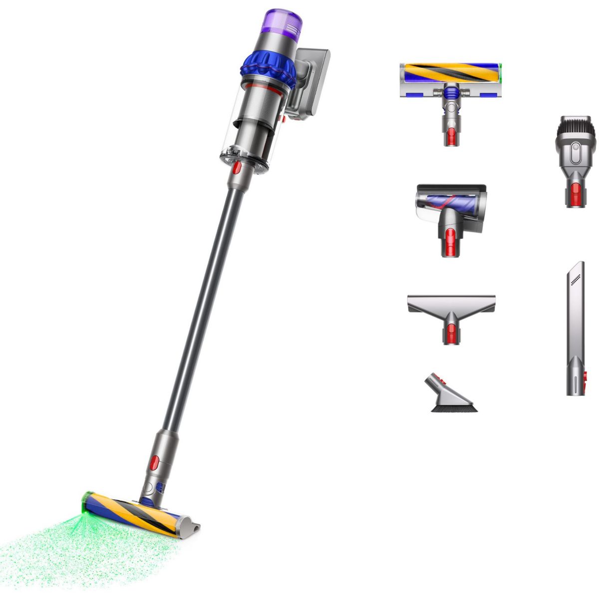 Odkurzacz Ręczny Dyson V15 Detect Fluffy Bezprzewodowy 60 Minut Pracy