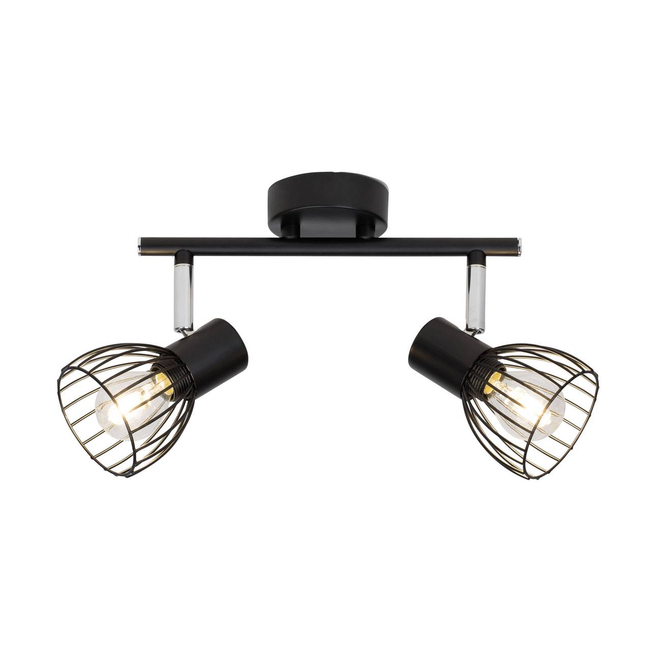 Brilliant Circon Lampa sufitowa LED 50cm tytanowo srebrna metalowa 50 W zintegrowana LED