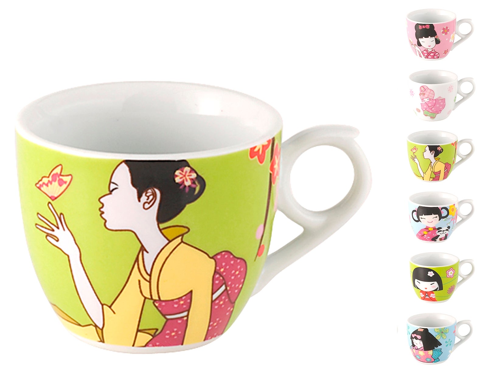 Tazza D Caff&egrave; Dpnta A Mano N Ceramca Colorata - Etsy Tala