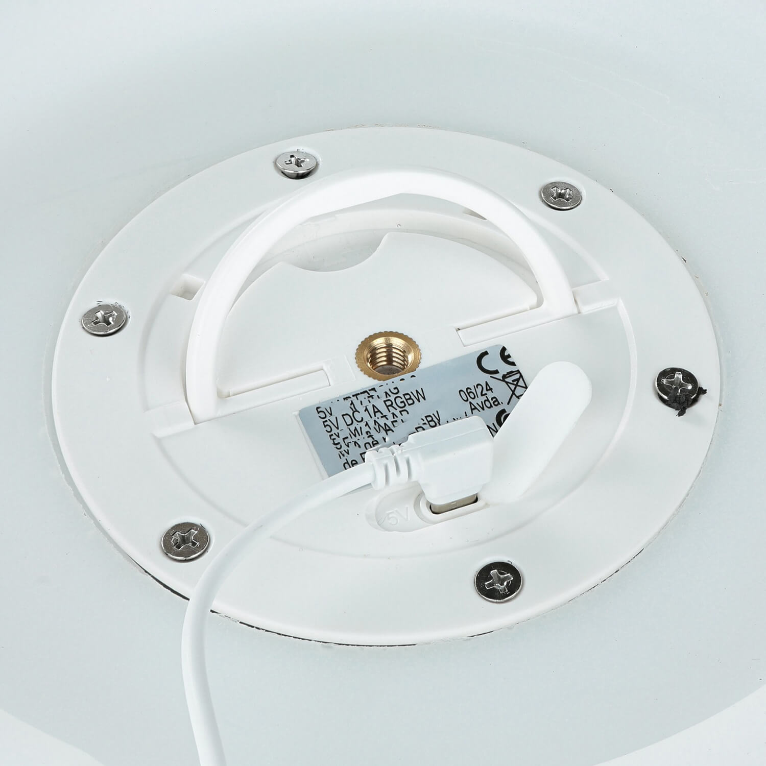 Lampe boule solaire LED + changeur de couleur RGBW + variateur + télécommande Ø 50 cm Blanc IP65 Lampe de jardin Terrasse Lampe de jardin - 8