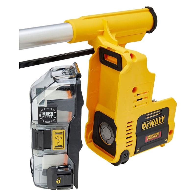 System do odsysania pyłu DEWALT mocny z filtrem HEPA zmywalnym - 4