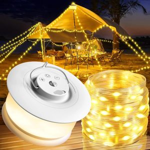 Lampada da campeggio a LED ricaricabile tramite USB, lampada