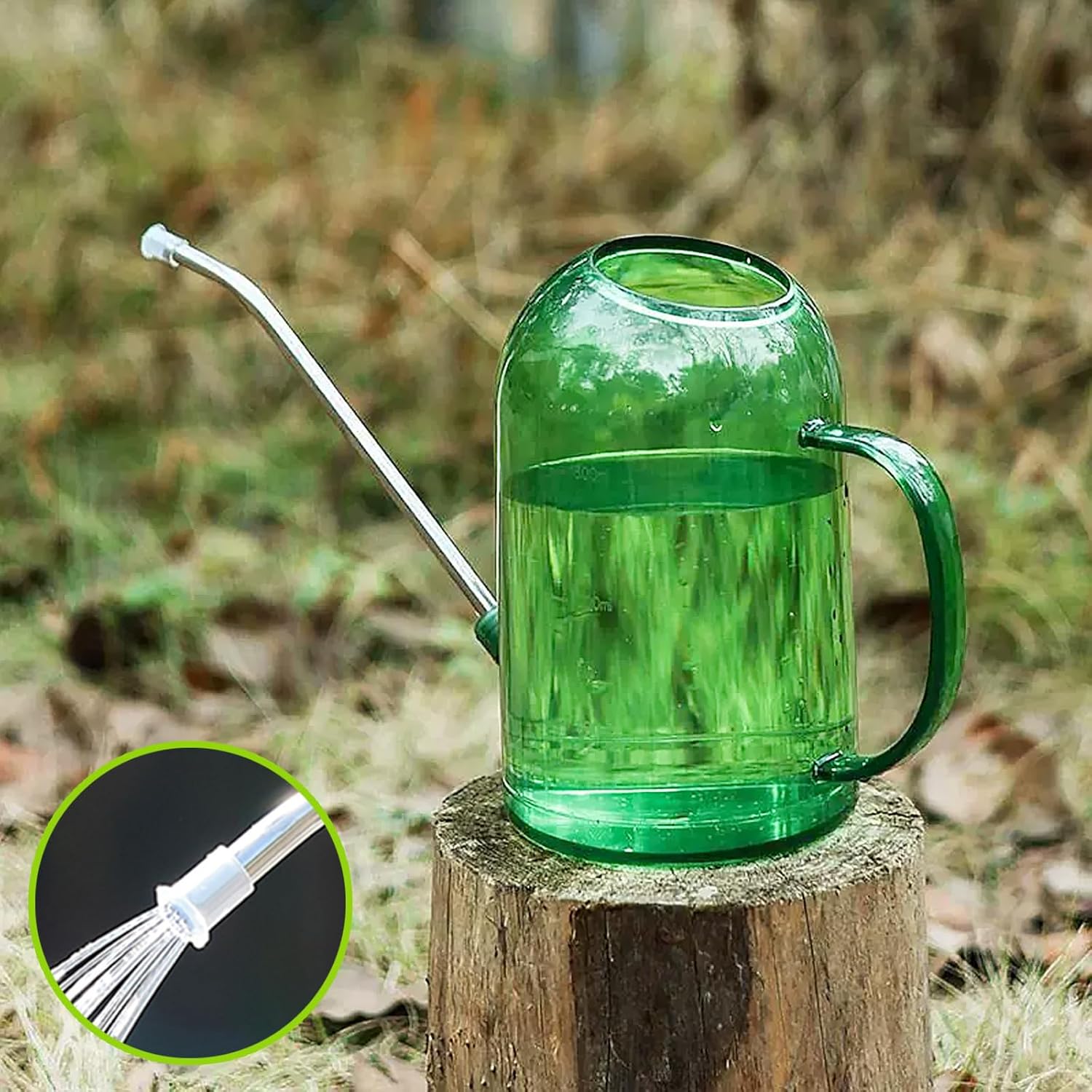 Annaffiatoio giardino acciaio inossidabile annaffiatoio metallo becco lungo annaffiatoio con comoda impugnatura argentata per piante interno esterno | Leroy Merlin