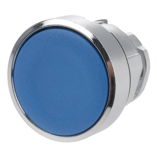 Testa pulsante diametro 22 a filo senza piastra blu decorazione metallica - SCHNEIDER ELECTRIC - 3