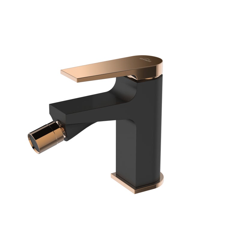 Bateria Bidetowa Kran do Bidetu Prysznic INVENA Avangarda Czarny