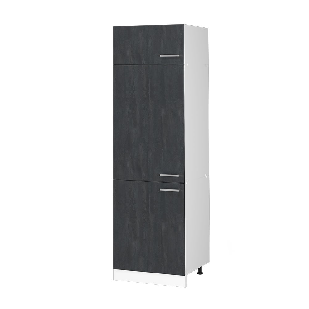 Vicco Szafka na lodówkę R-Line, Czarny beton, 60 cm