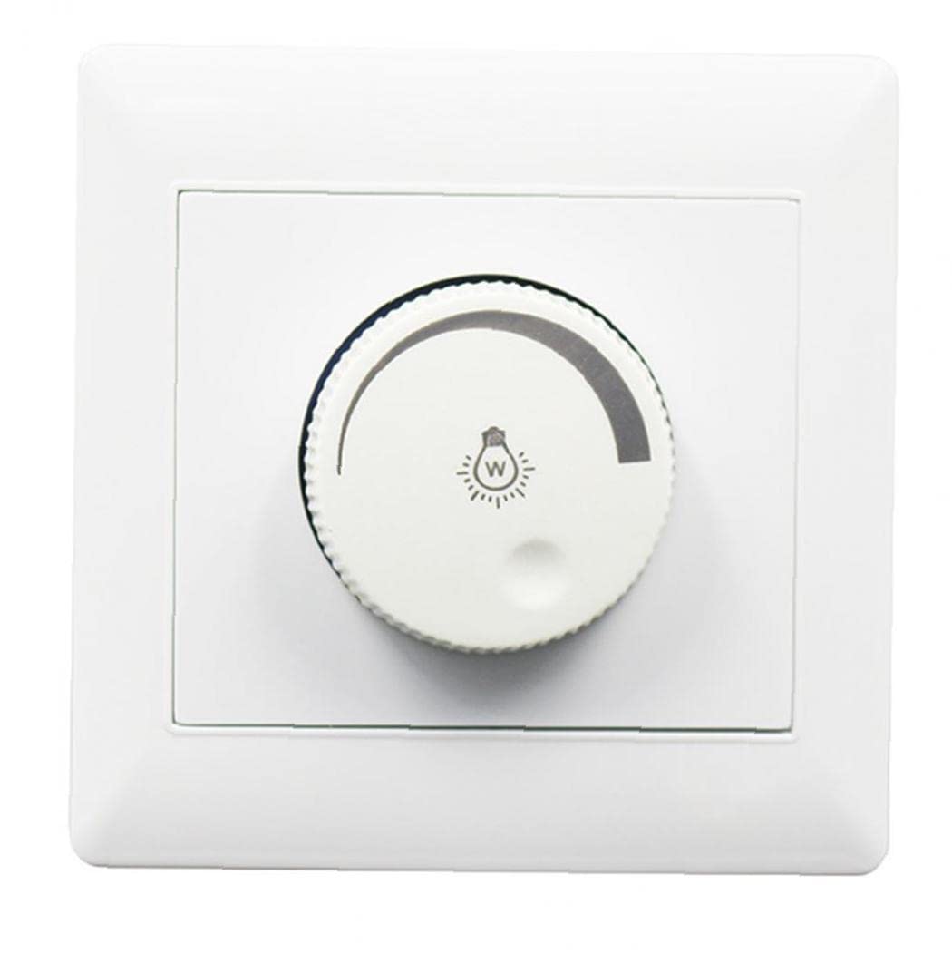 Ściemniacz LED z białą obudową, 9*9CM, biały