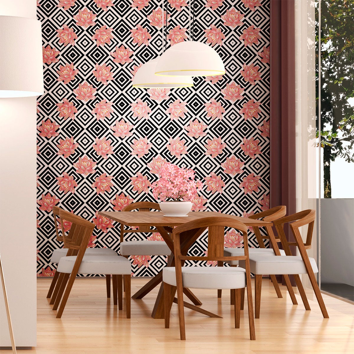 Adesivo carta da parati tropicale Anguilla - Sticker adesivo - adesivi murali - 40x40cm - 5