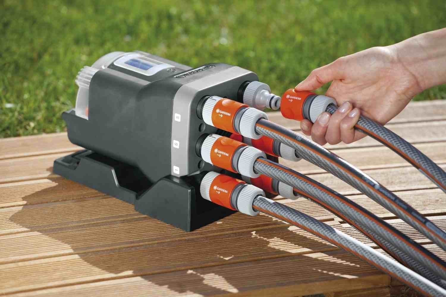 Gardena Système D'irrigation Par Aspersion Automatique De Jardin À 6 Voies - 3
