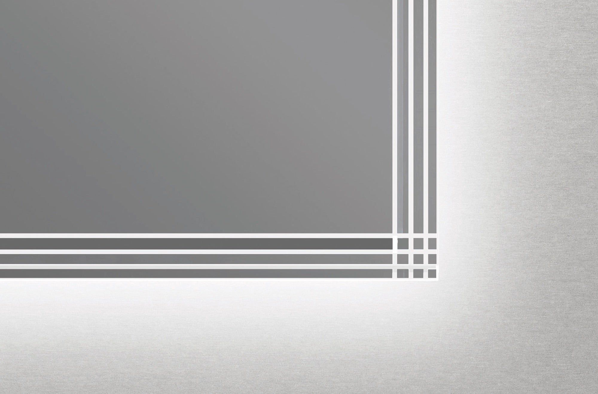 Miroir de salle de bain Line Connect 80 x 80, APP, Anti-buée et Bluetooth - 3