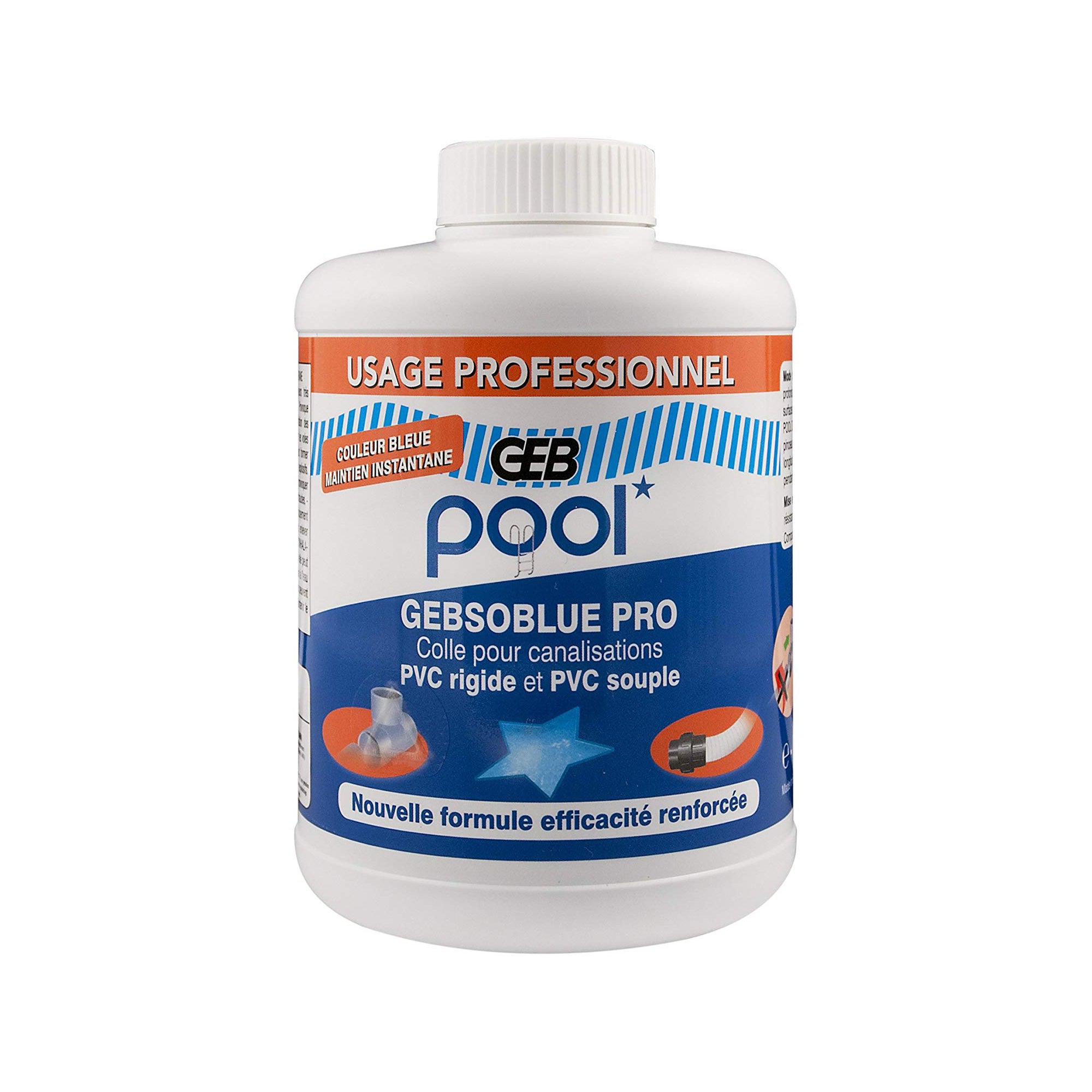 Colle PVC spéciale piscine Pool'Gebsoblue Pro | Leroy Merlin