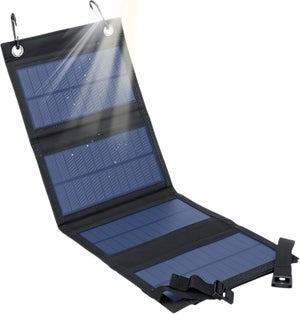 Chargeur Solaire Pliable 20W – 5V USB, IP65 étanche, Portable – Sans Marque