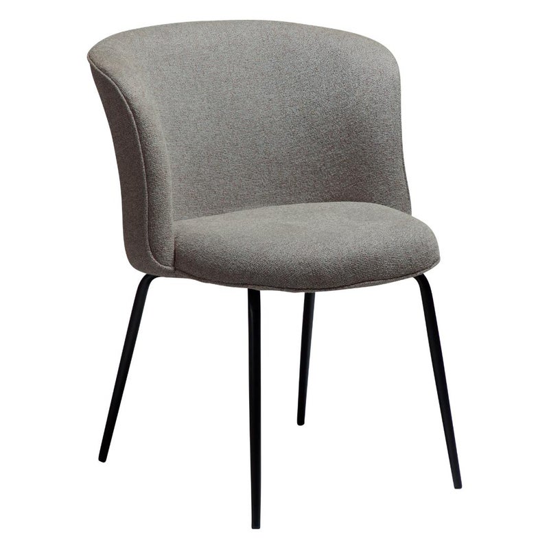 Bliss Dan-Form krzesło stołowe bouclé jasnobrązowy.