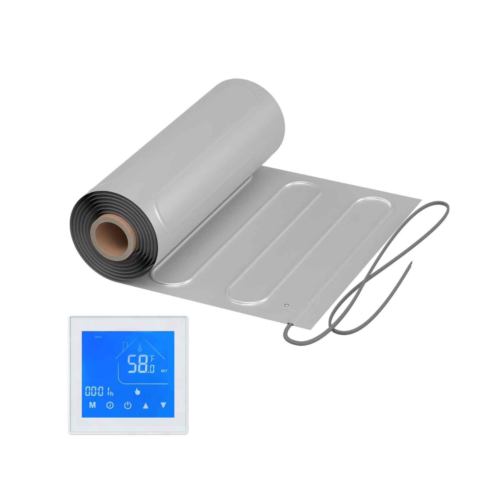 Chauffage Au Sol électrique WARMON ALU 150 W/m² 6 4 M² TS 50 Thermostat Digital Blanc 10 M2 96443692 Chauffage Au Sol électrique WARMON ALU 150 W/m² 6 4 M² TS 50 Thermostat Digital Blanc 10 M2 96443692