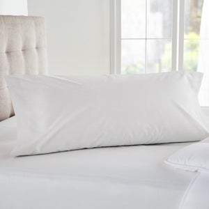 Federa Oxford In Cotone Organico Homescapes – 48x74 Cm – 400 TC (equivalente 600 Fili) – Colore Marrone – Chiusura A Busta